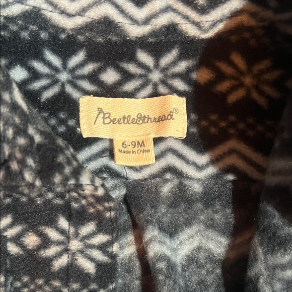 BeetleThread Patterned Baby Jacket - Picture 2 of 2